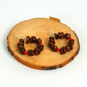 Aretes Argolla Café